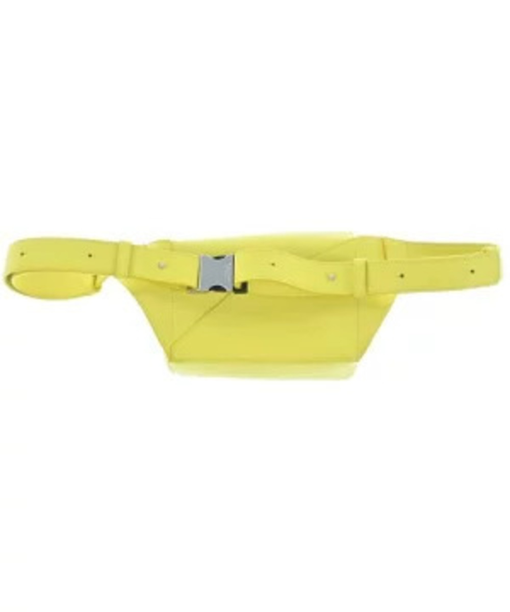 Loewe calfskinYellow Puzzle bumbag Zest Lemon Edge Black
